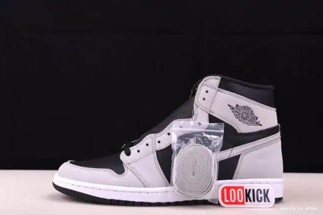 High Jordan Black 1 Smoke Light White Air 555088-035 Retro Grey 0508